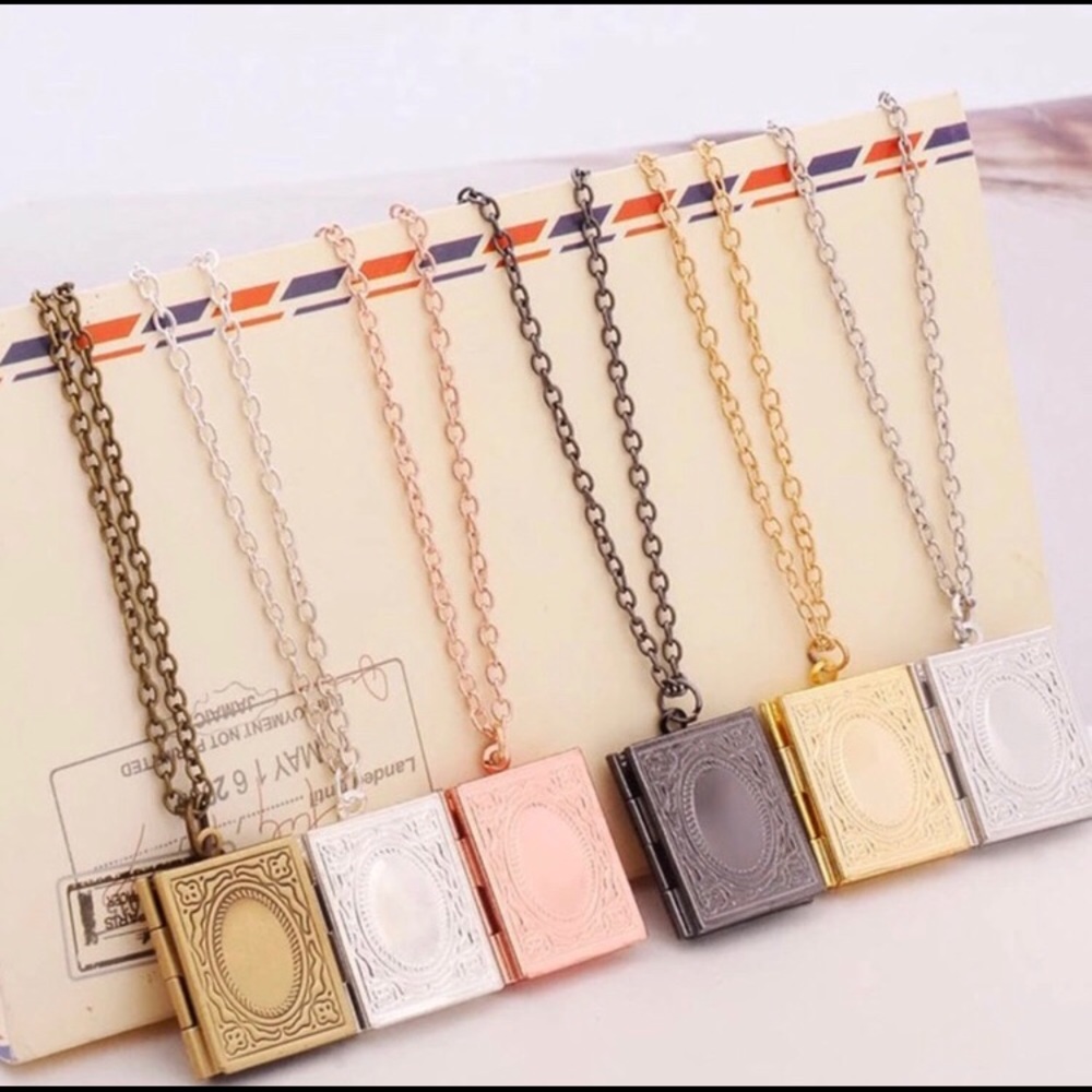 Pages of Life Sweet Book Locket ❤️